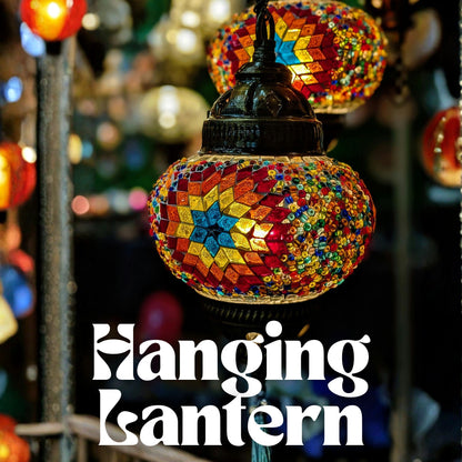 hanging lantern mockup
