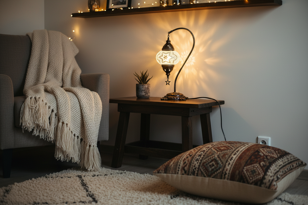 Swan Lamp – Living Room