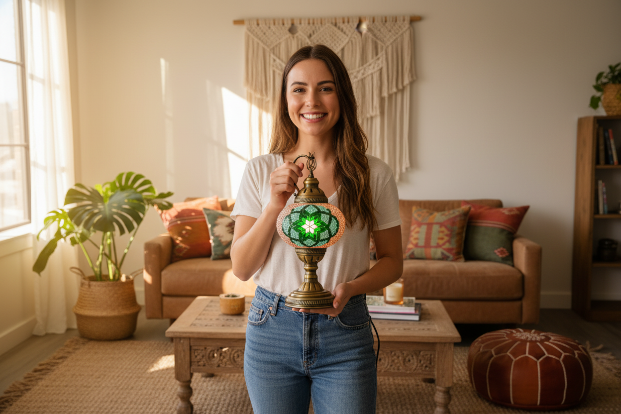 Table Lamp – Holding It
